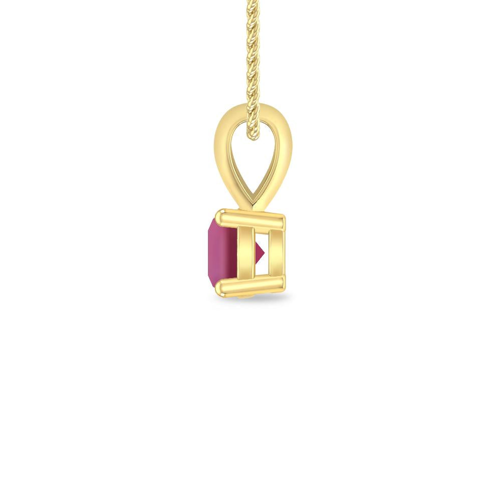 Yellow Gold - Pink Tourmaline