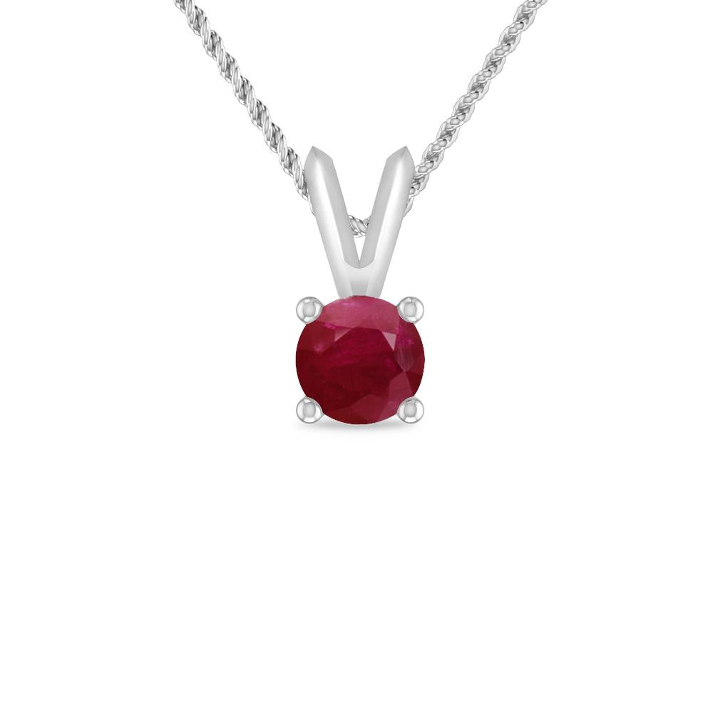 White Gold - Ruby