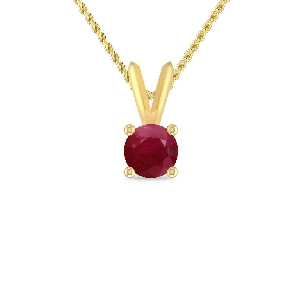 Yellow Gold - Ruby