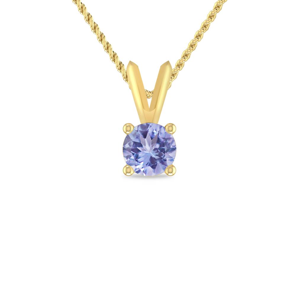 Yellow Gold - Tanzanite