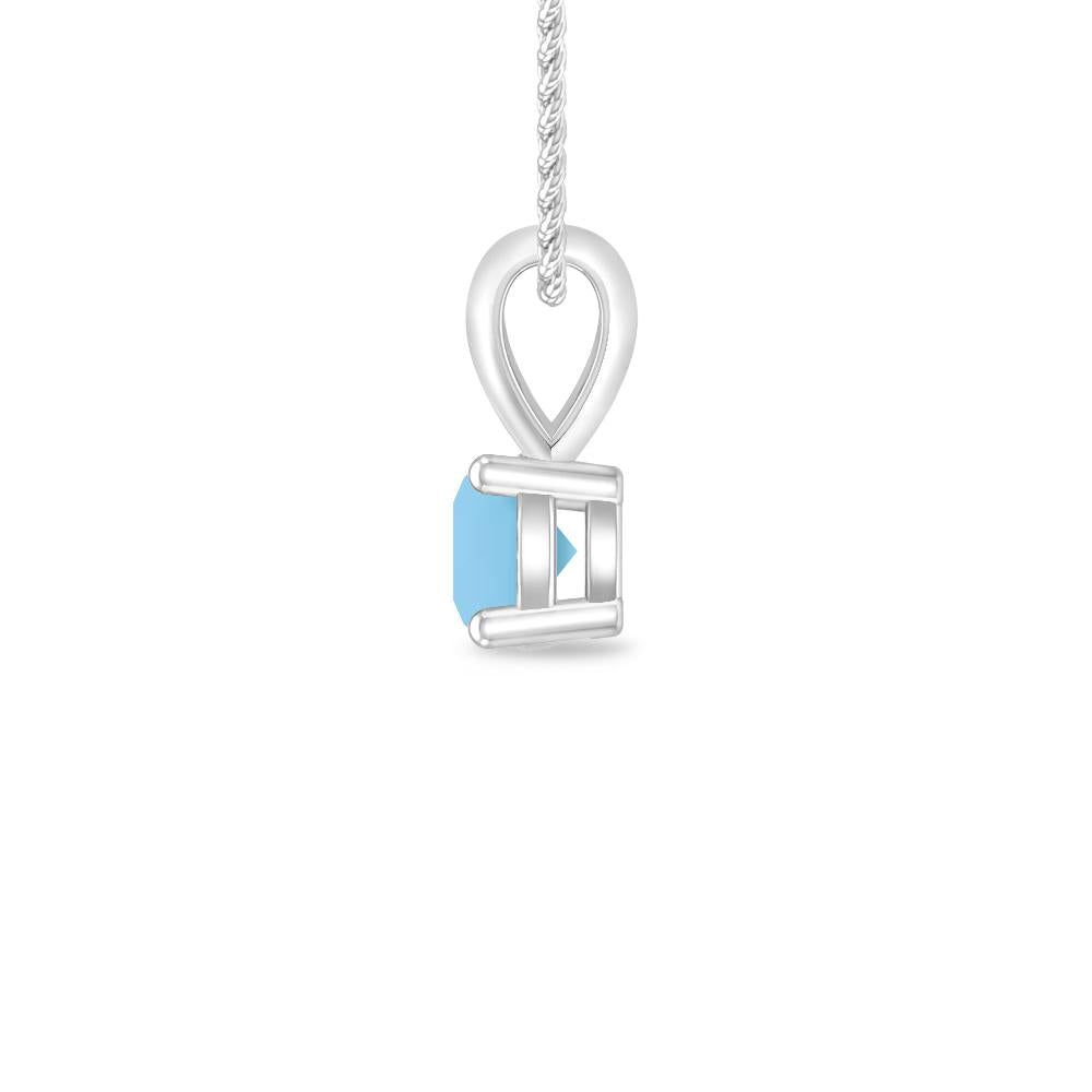 White Gold - Blue Topaz