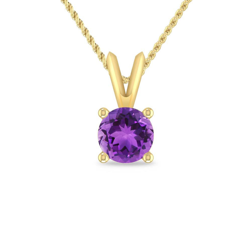 Yellow Gold - Amethyst