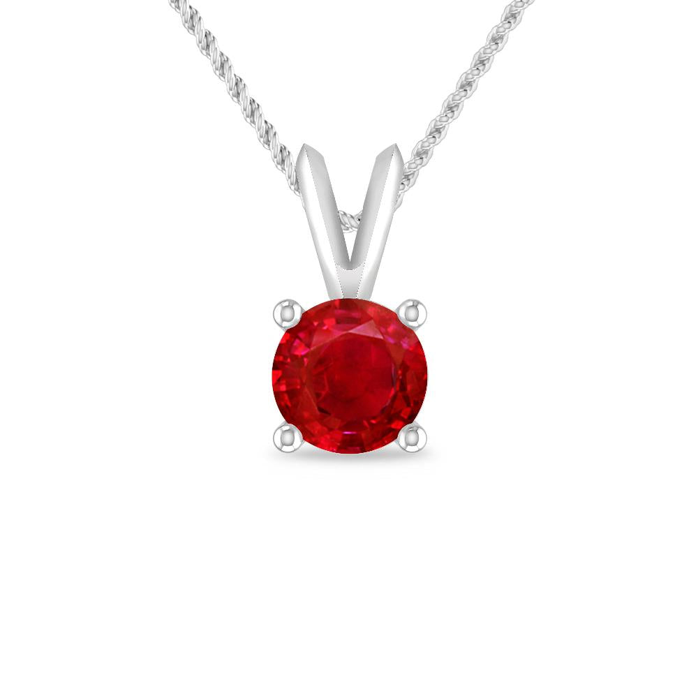 White Gold - Ruby