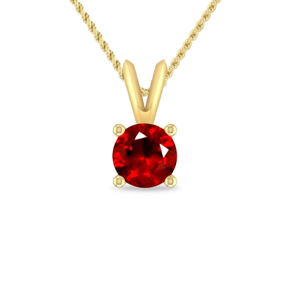 Yellow Gold - Ruby