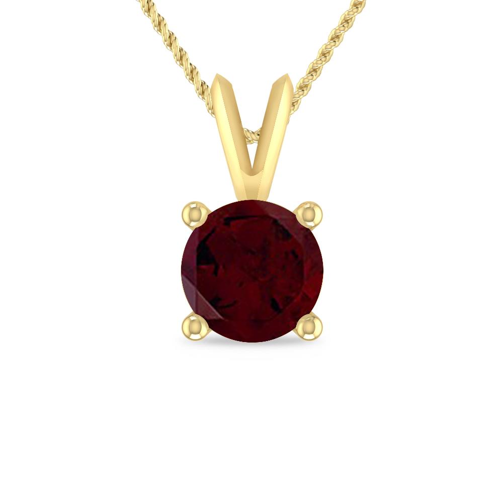 Yellow Gold - Garnet