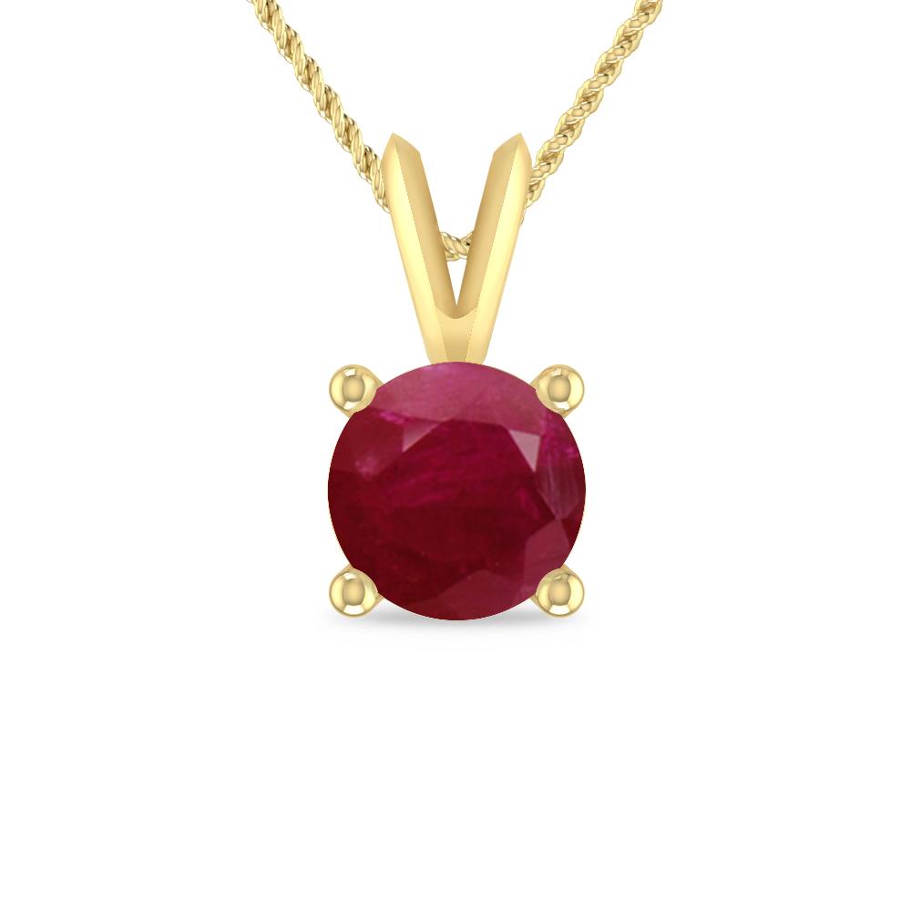 Yellow Gold - Ruby