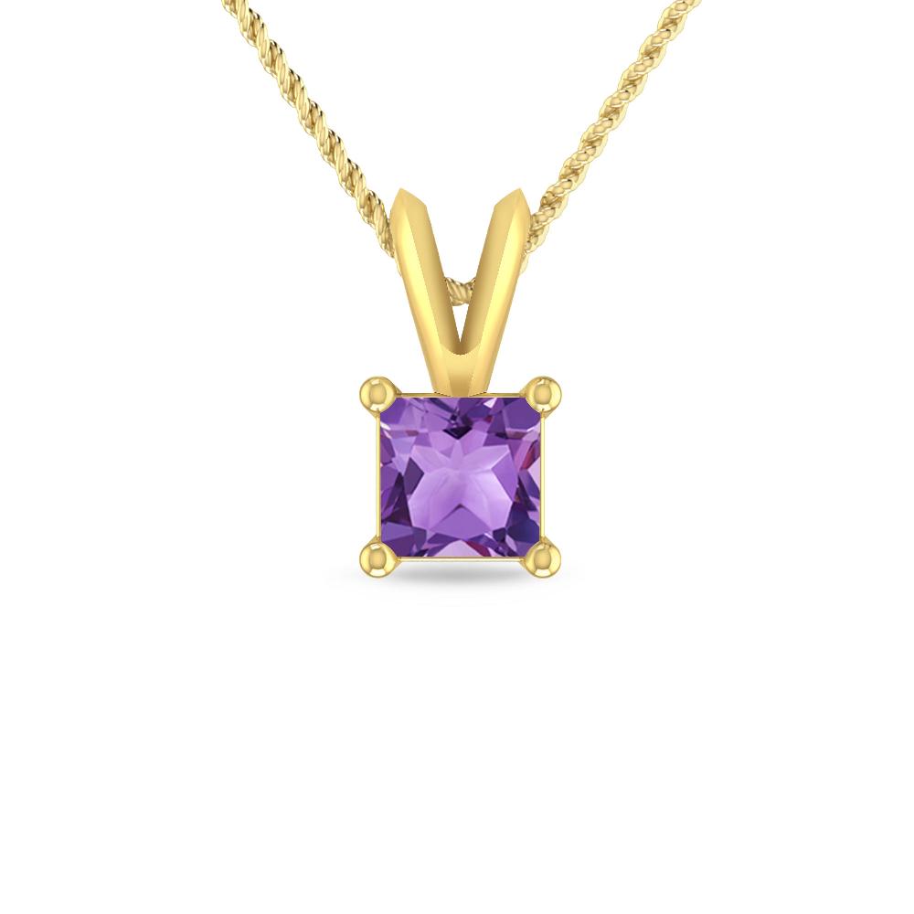 Yellow Gold - Amethyst