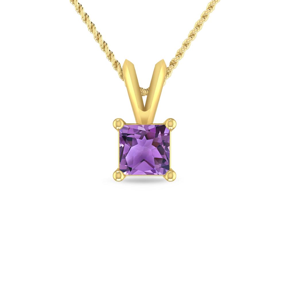 Yellow Gold - Amethyst