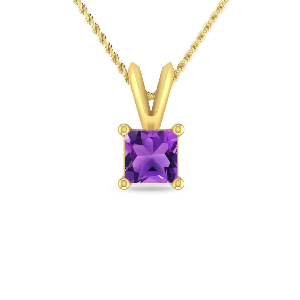 Yellow Gold - Amethyst