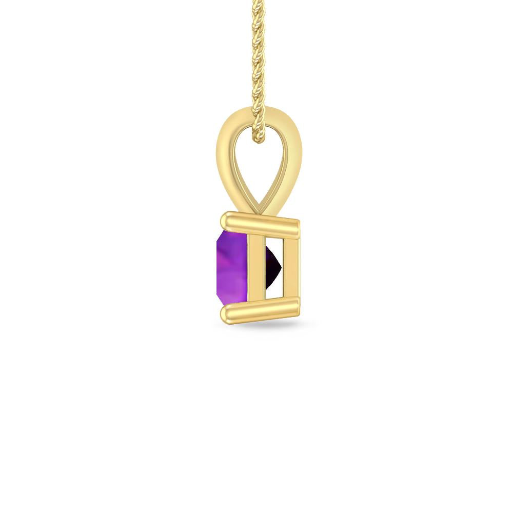 Yellow Gold - Amethyst