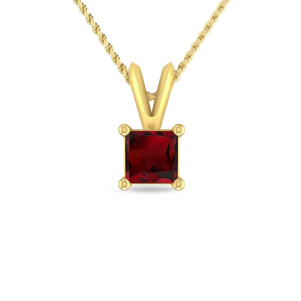 Yellow Gold - Garnet