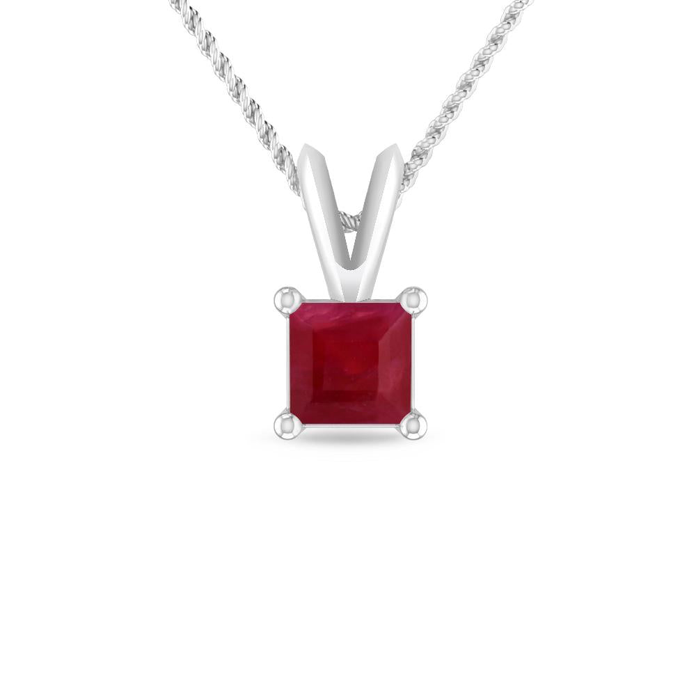White Gold - Ruby