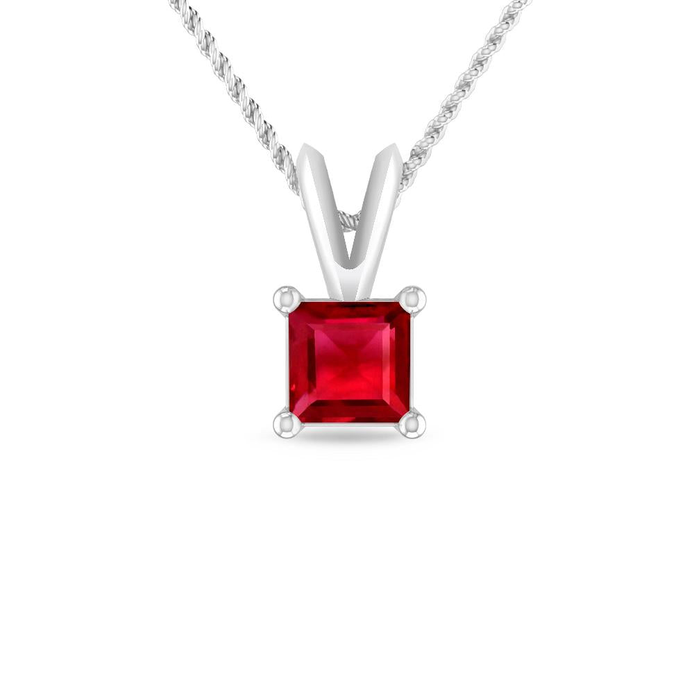 White Gold - Ruby