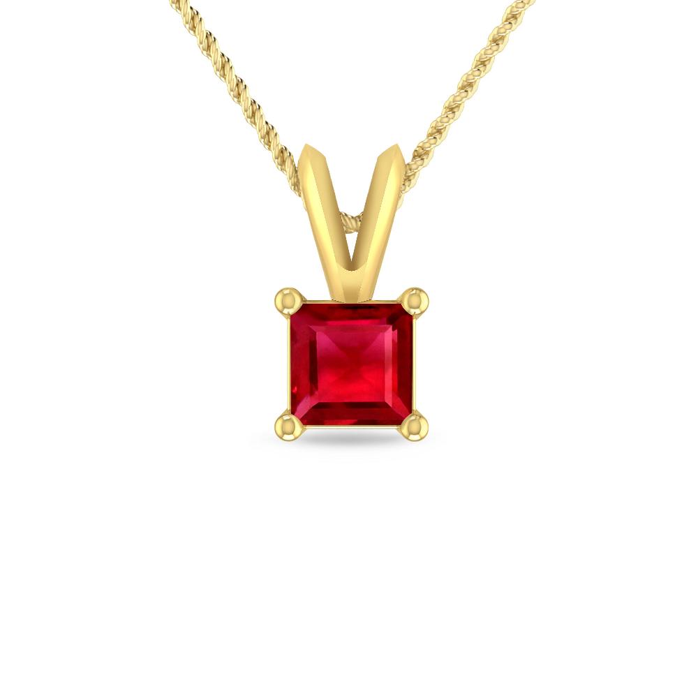 Yellow Gold - Ruby