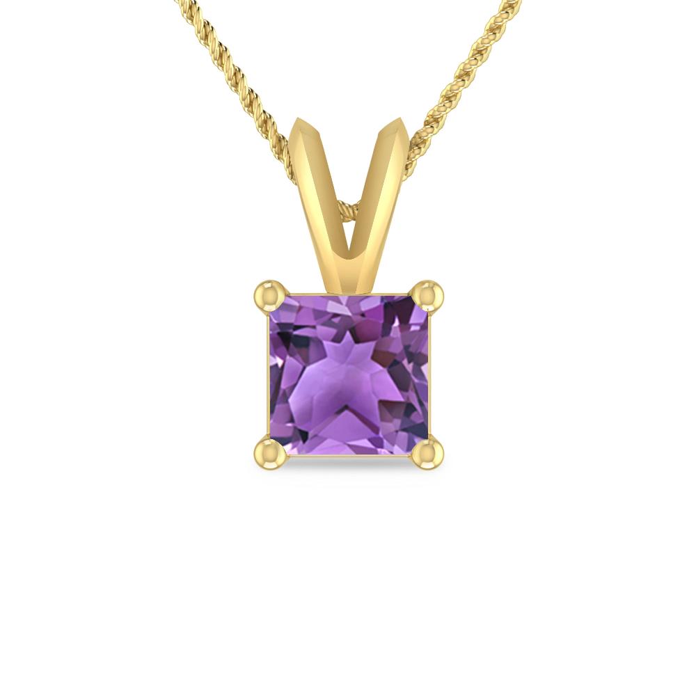 Yellow Gold - Amethyst