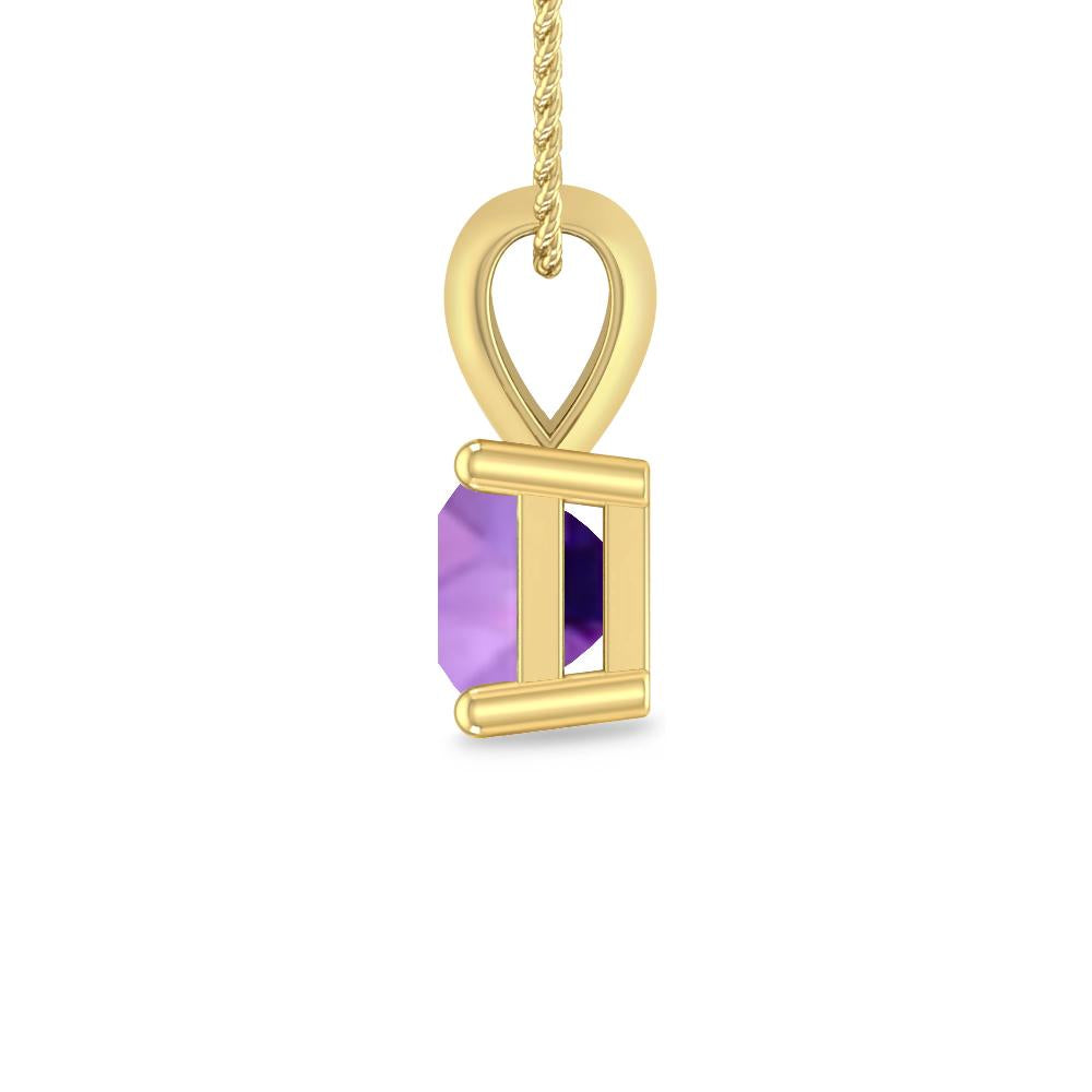 Yellow Gold - Amethyst