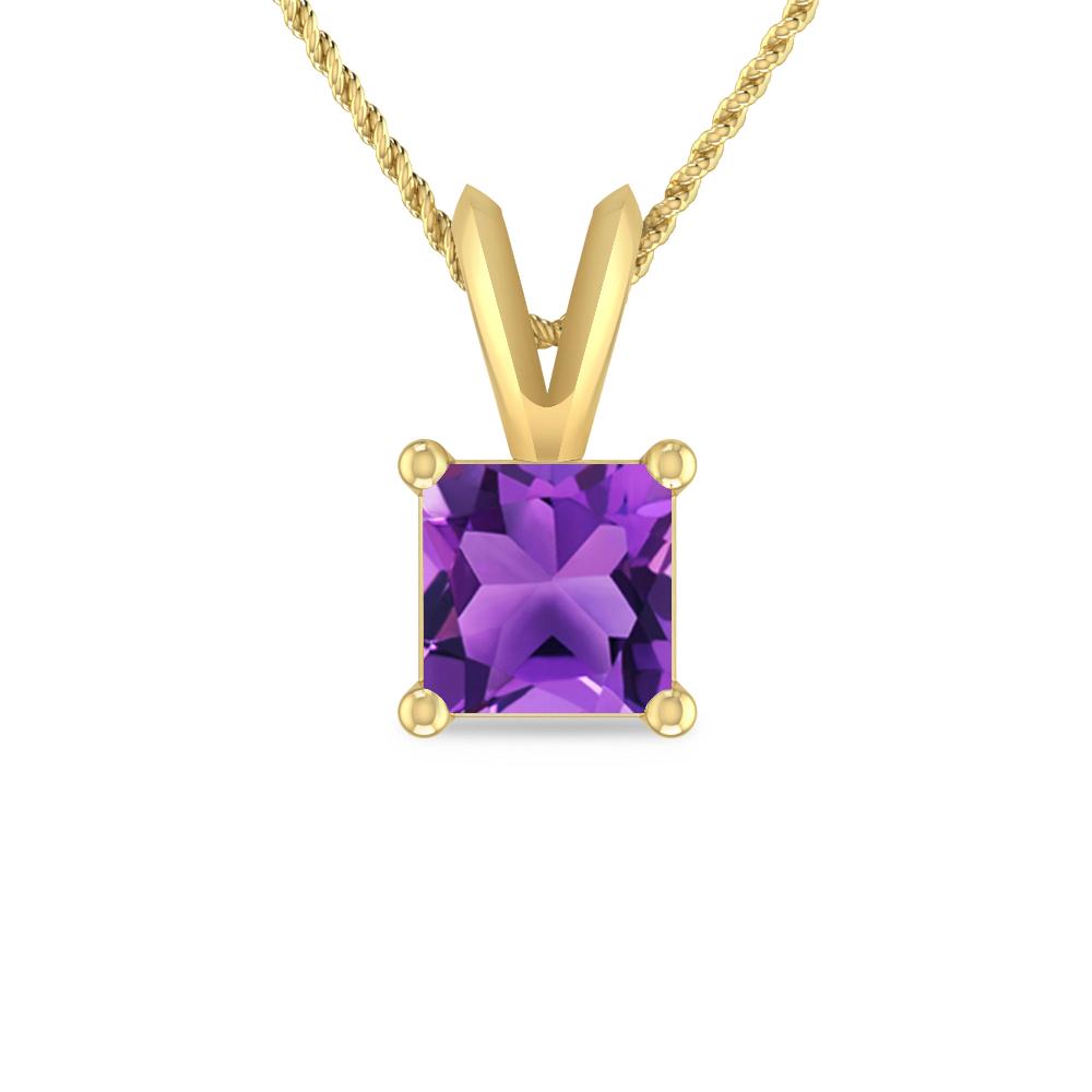 Yellow Gold - Amethyst