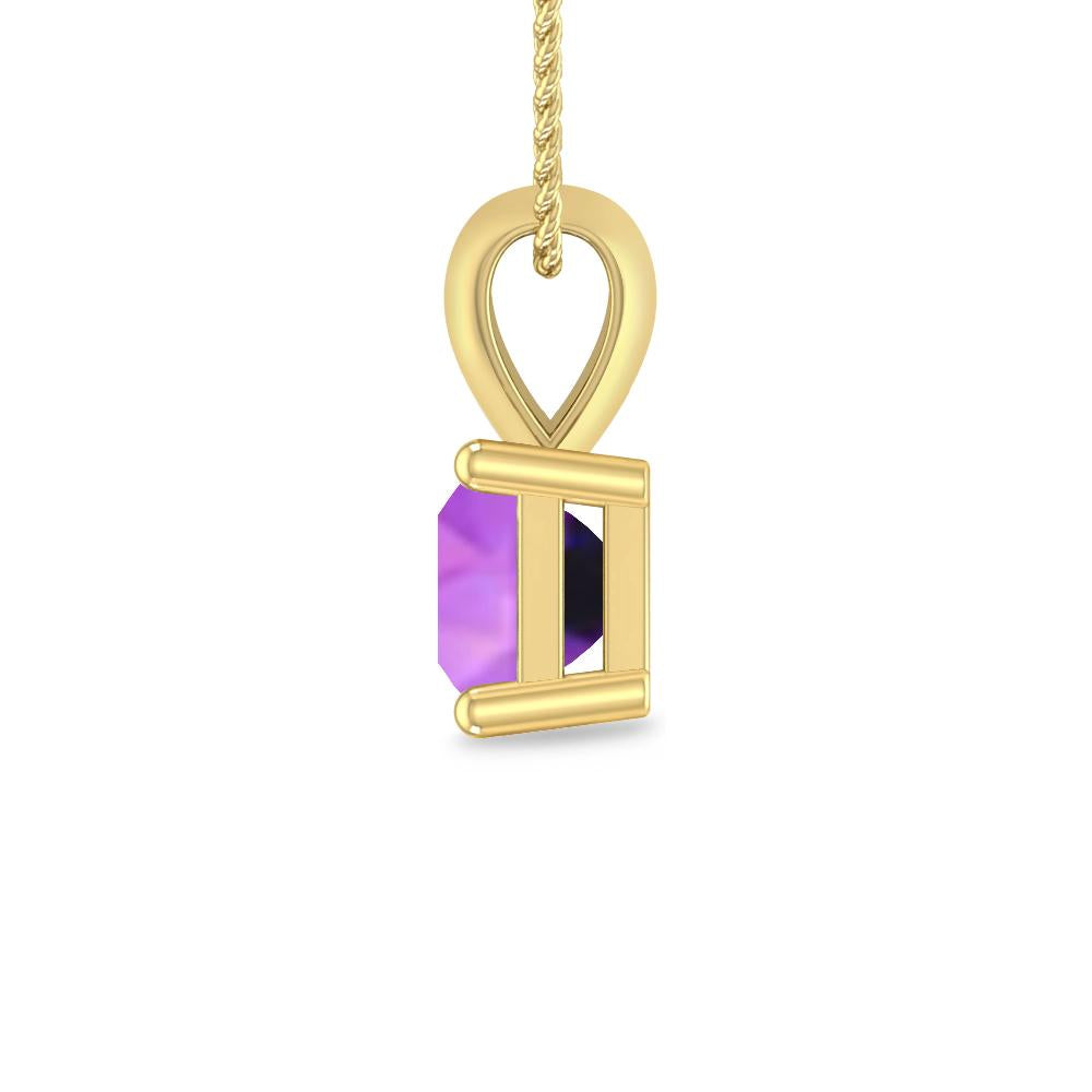 Yellow Gold - Amethyst