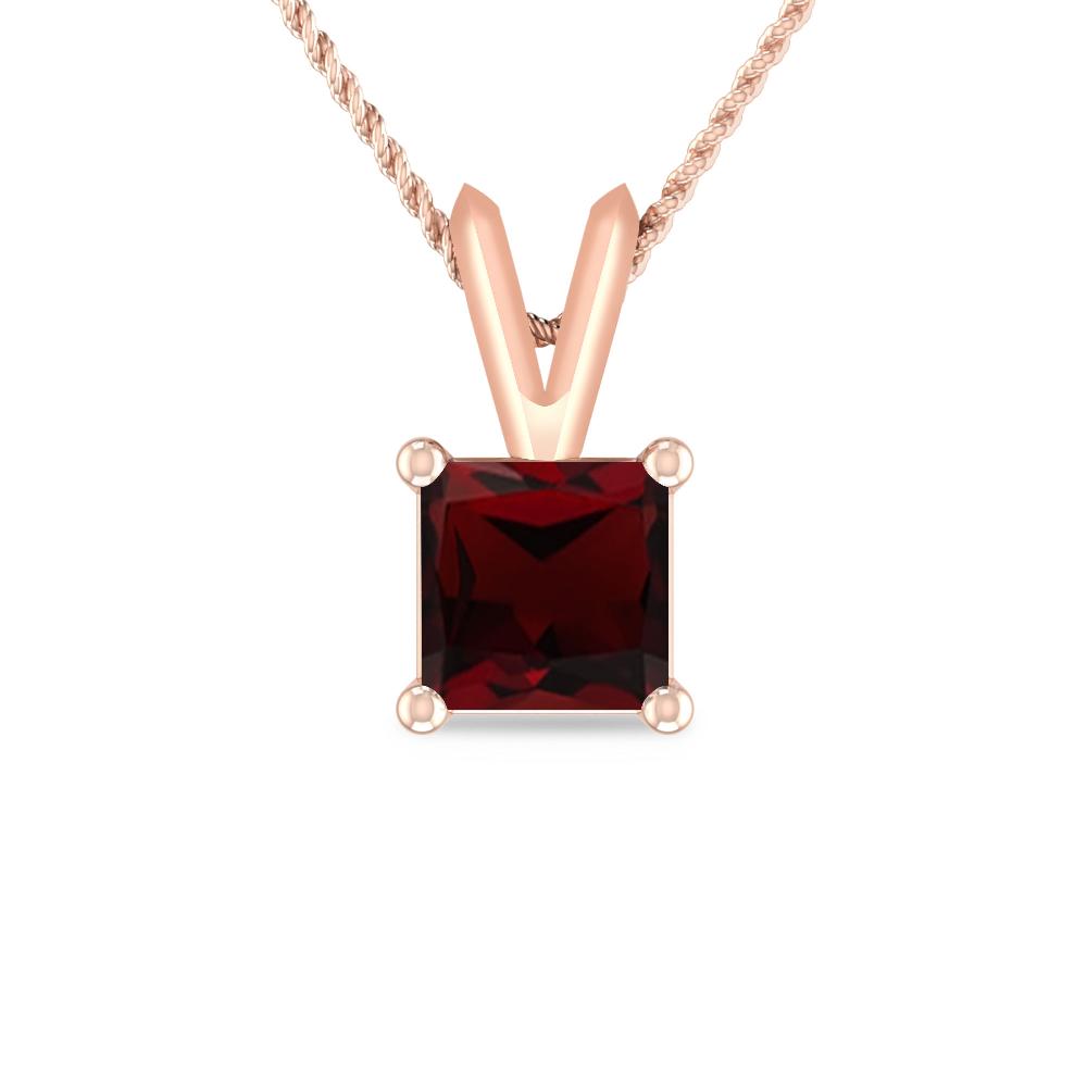 Rose Gold - Garnet