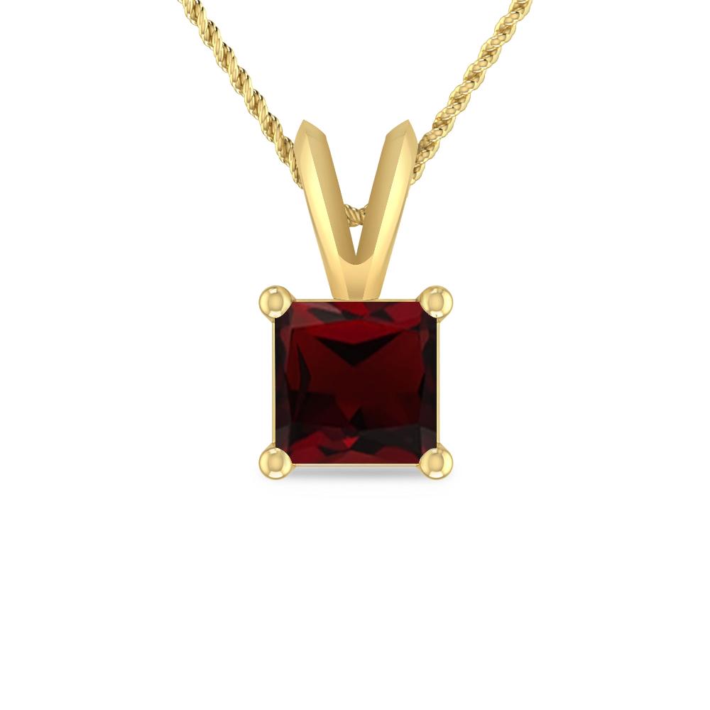 Yellow Gold - Garnet