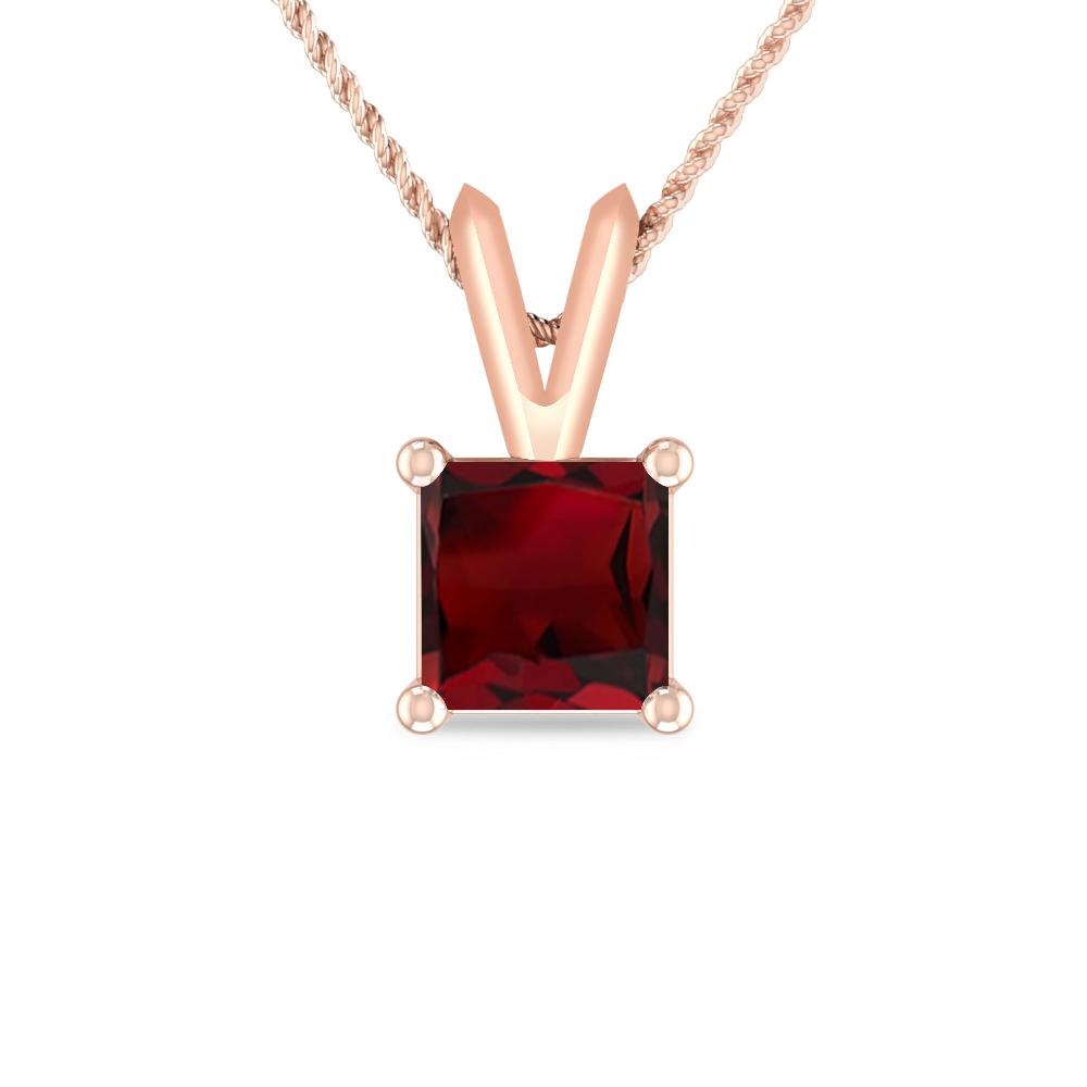 Rose Gold - Garnet