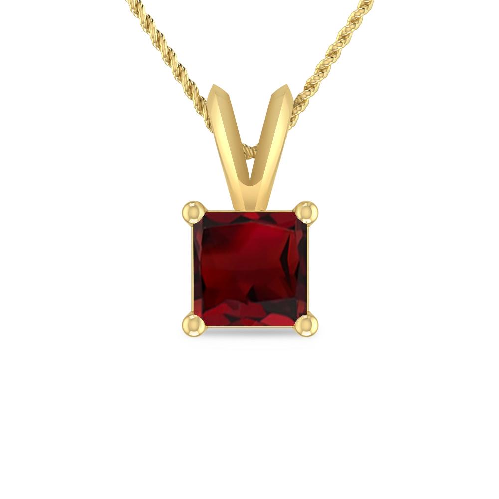 Yellow Gold - Garnet