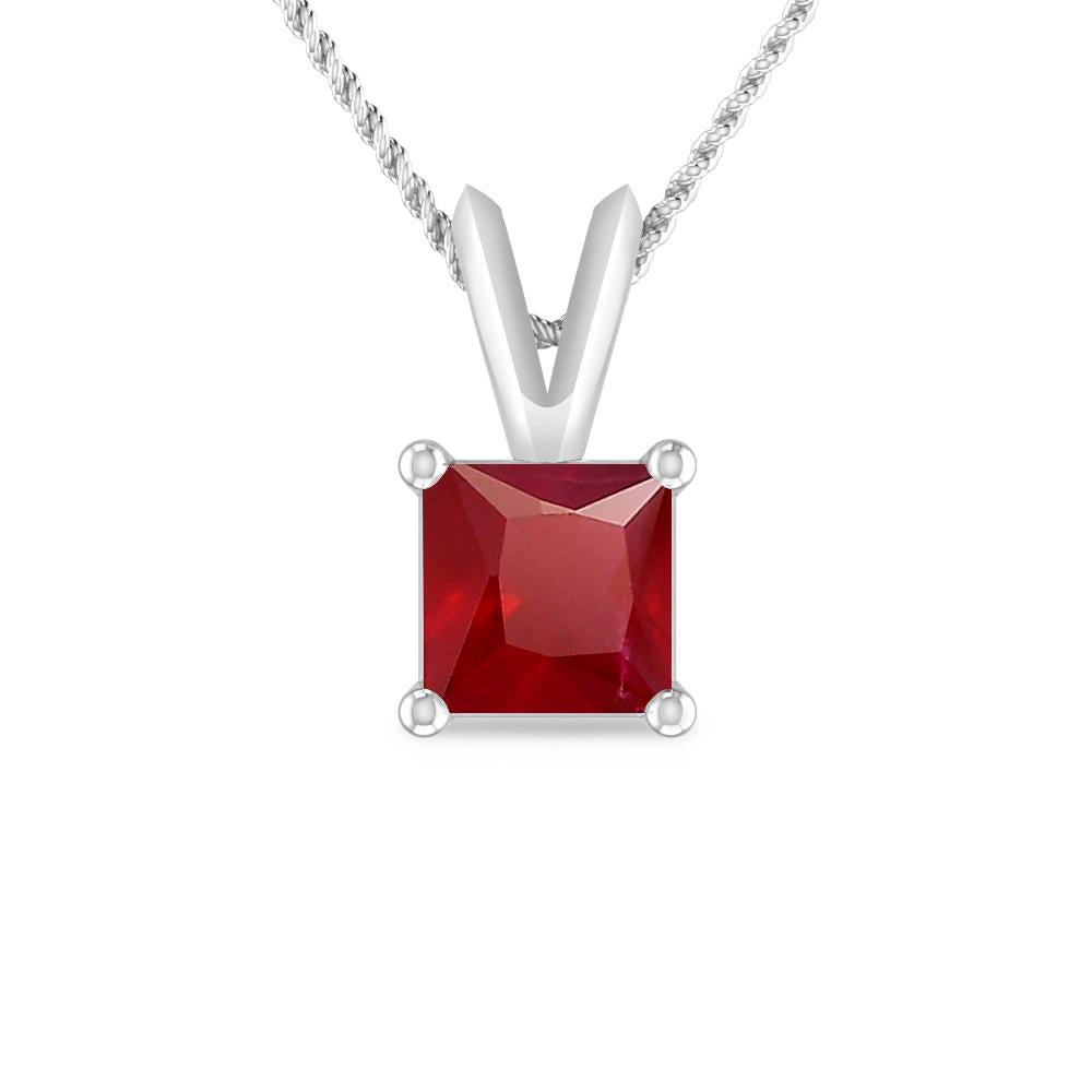 White Gold - Ruby