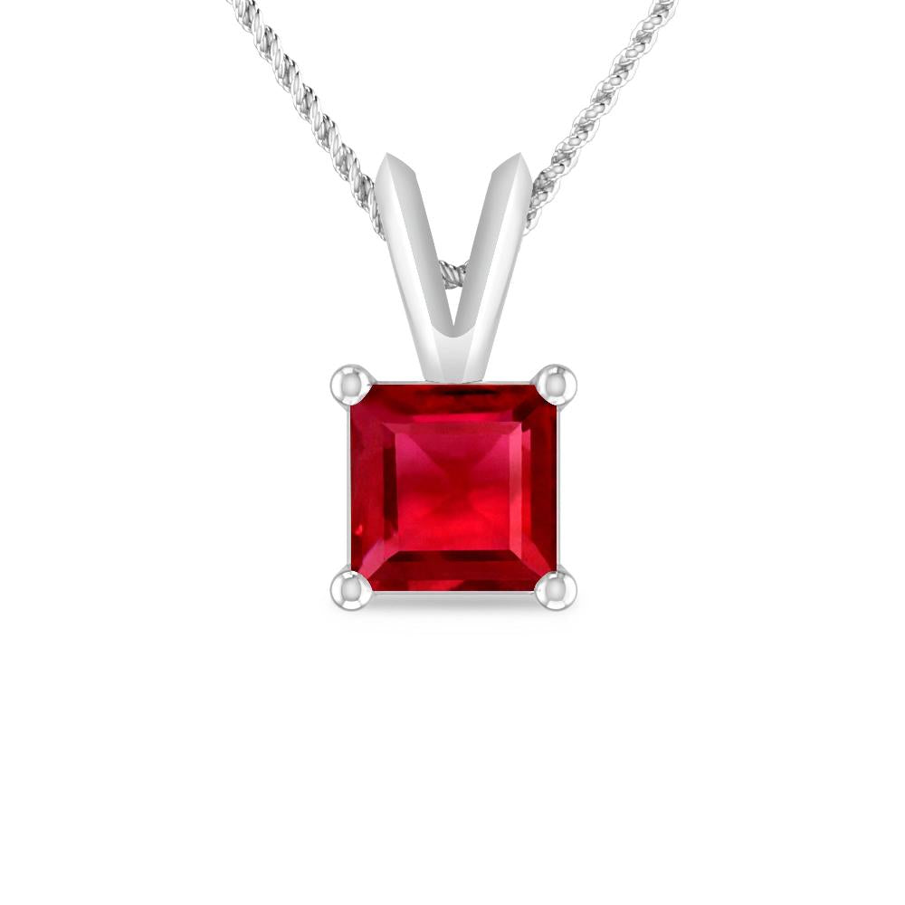 White Gold - Ruby