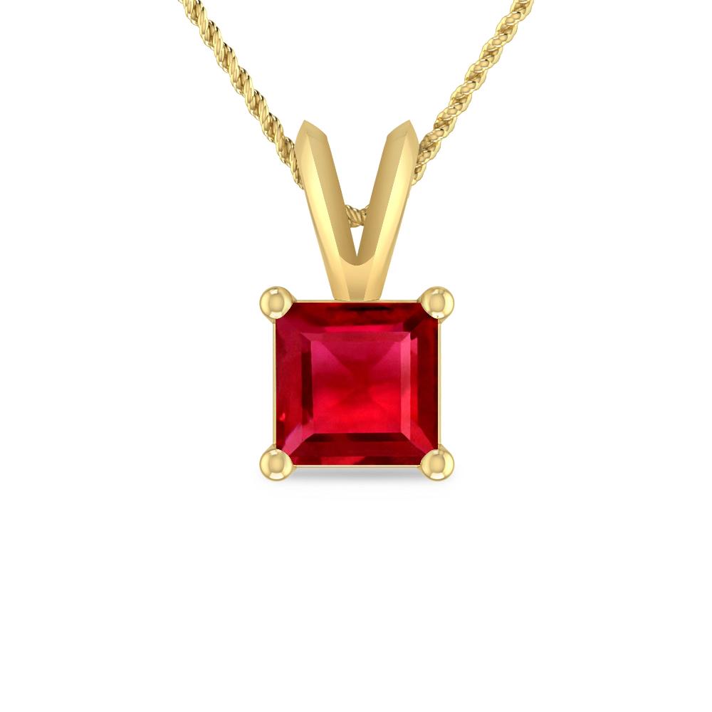 Yellow Gold - Ruby