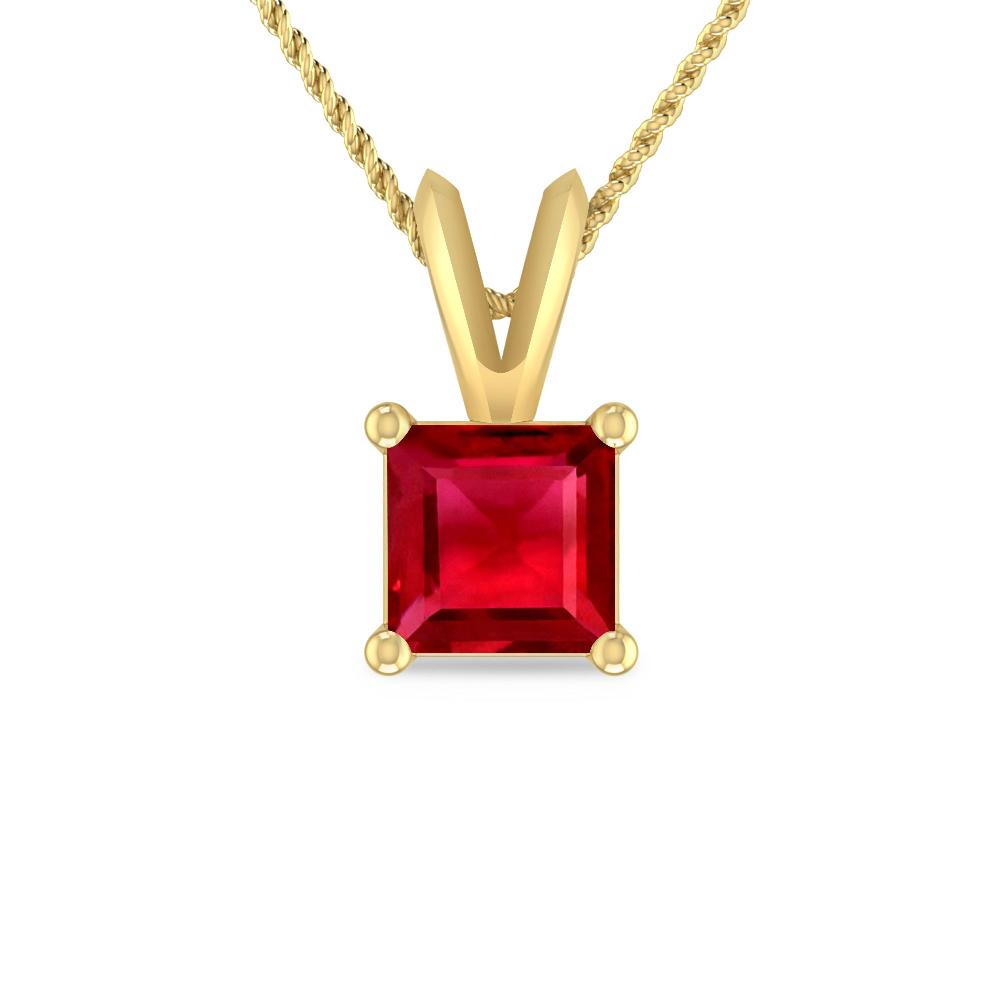 Yellow Gold - Ruby