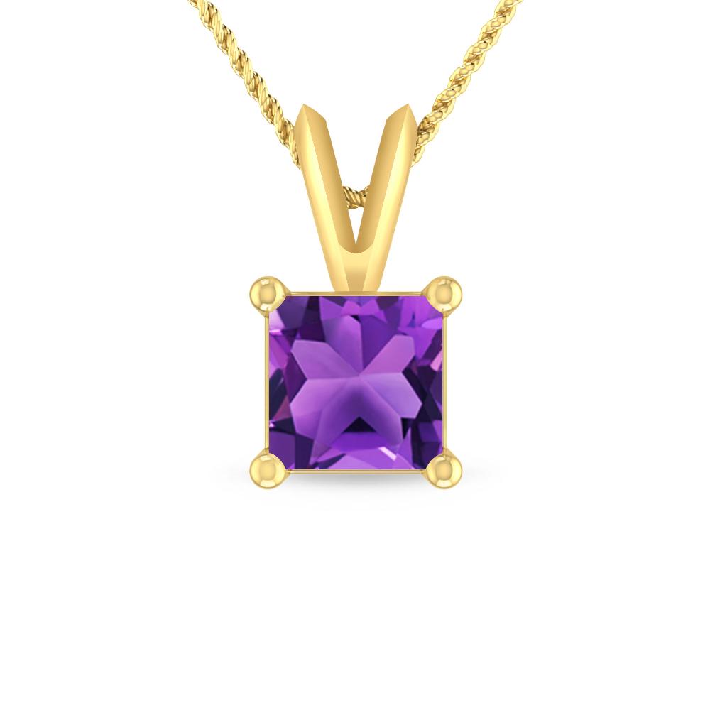 Yellow Gold - Amethyst