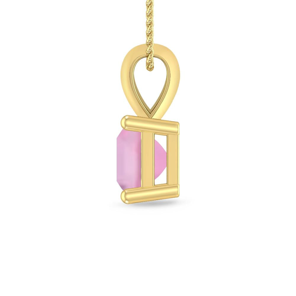 Yellow Gold - Pink Tourmaline