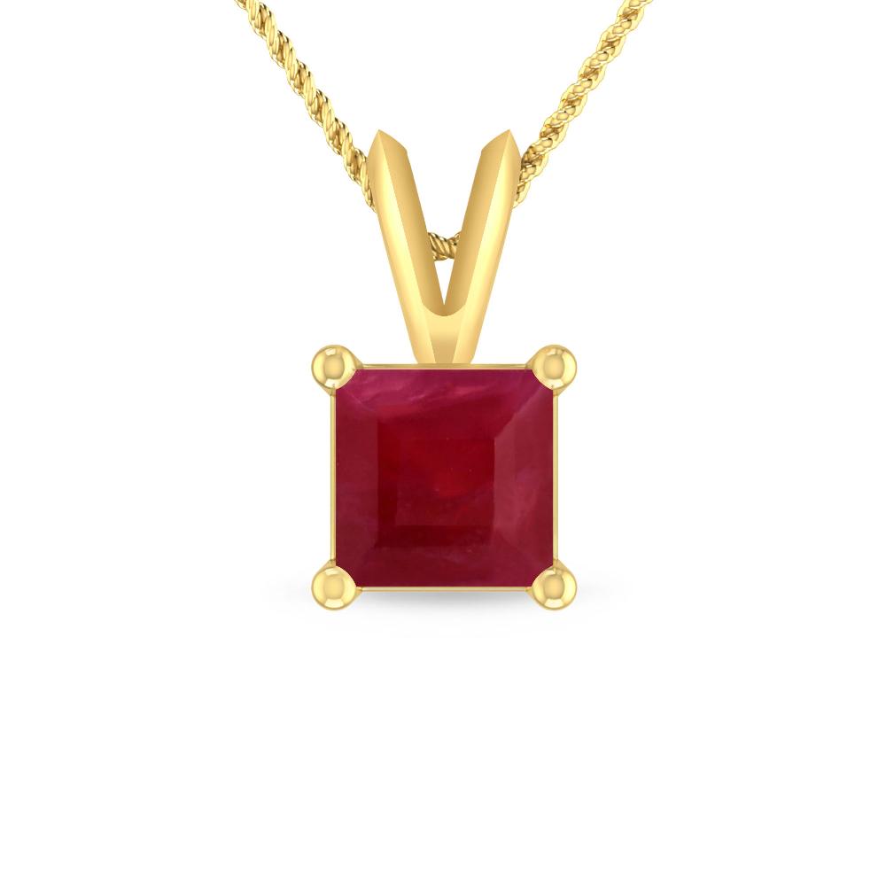 Yellow Gold - Ruby