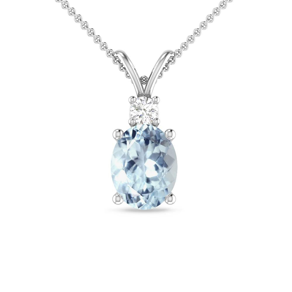 White Gold - Aquamarine