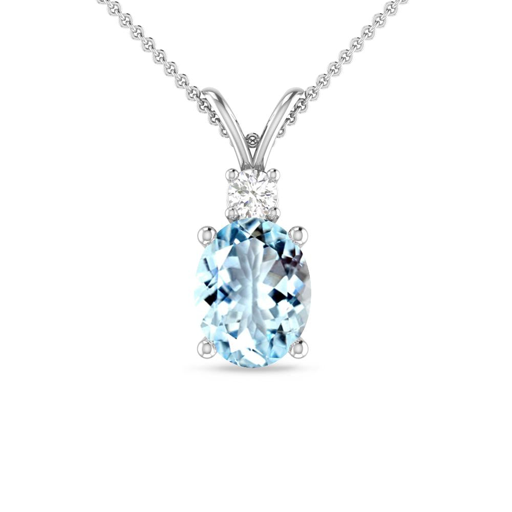 White Gold - Aquamarine