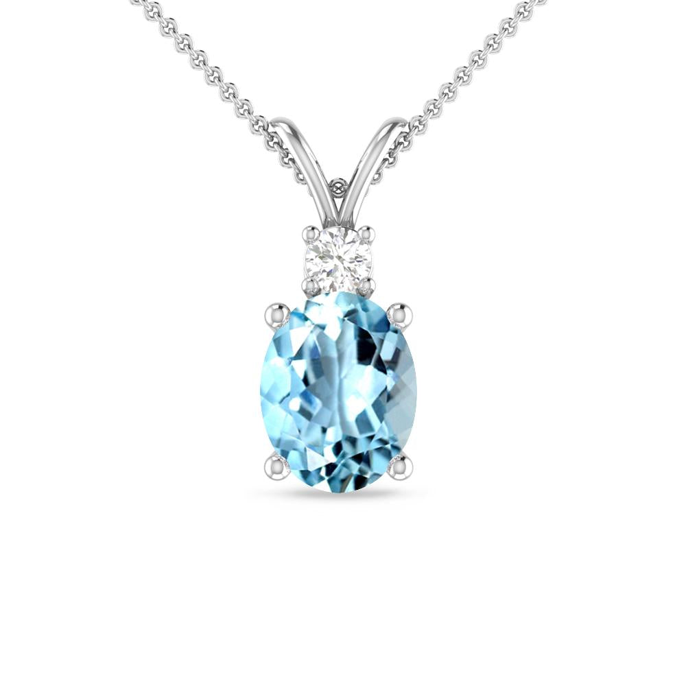 White Gold - Aquamarine