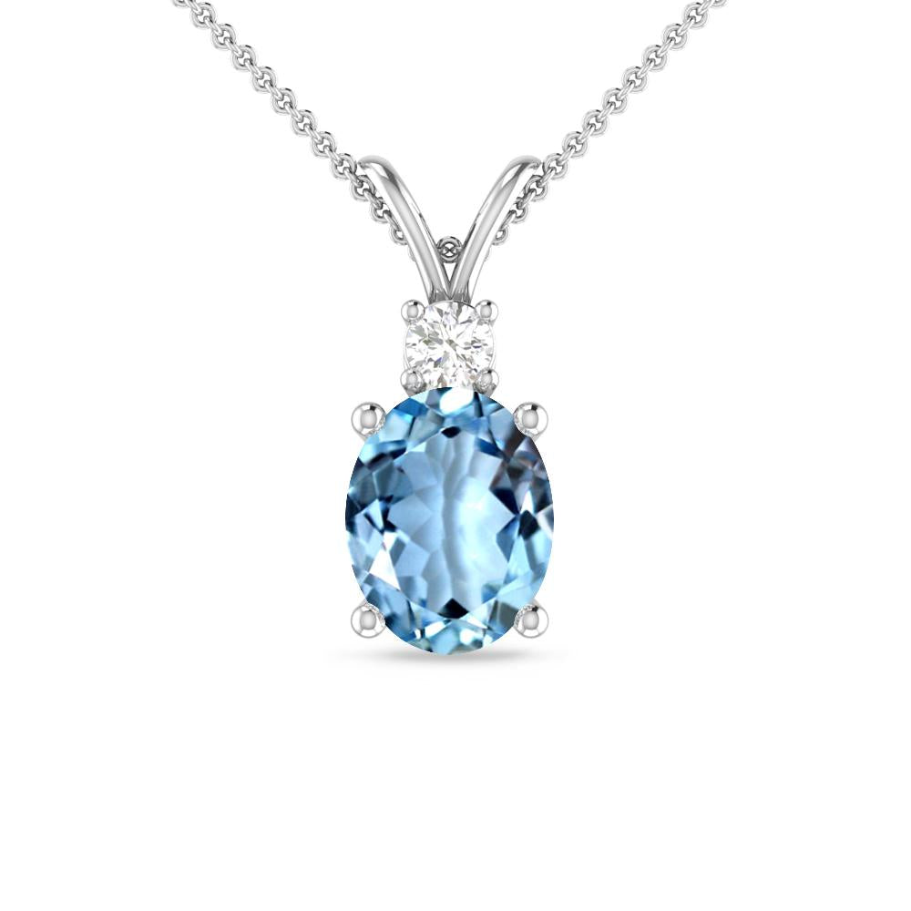 White Gold - Aquamarine