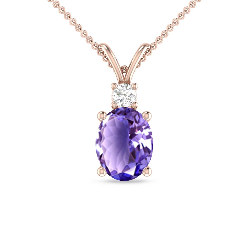 Rose Gold - Tanzanite