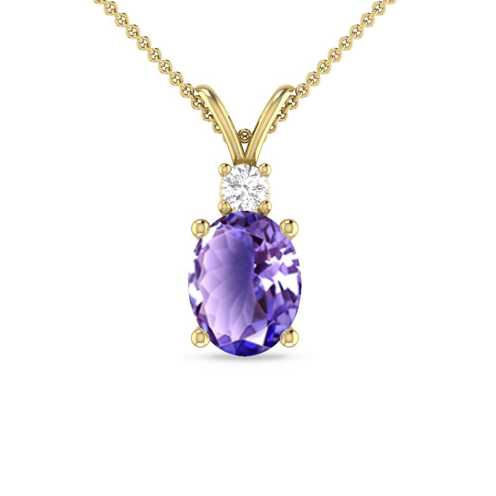 Yellow Gold - Tanzanite