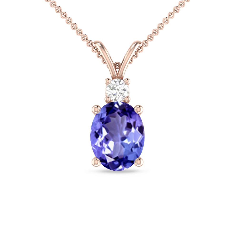 Rose Gold - Tanzanite