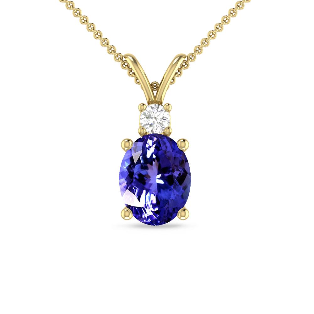 Yellow Gold - Tanzanite