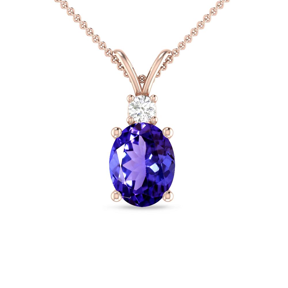 Rose Gold - Tanzanite