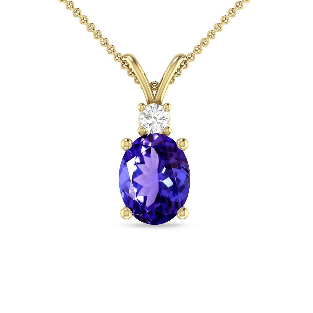 Yellow Gold - Tanzanite