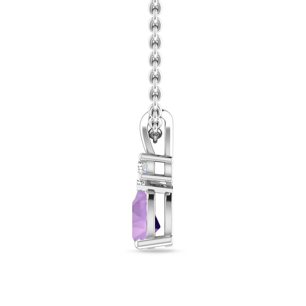 White Gold - Amethyst