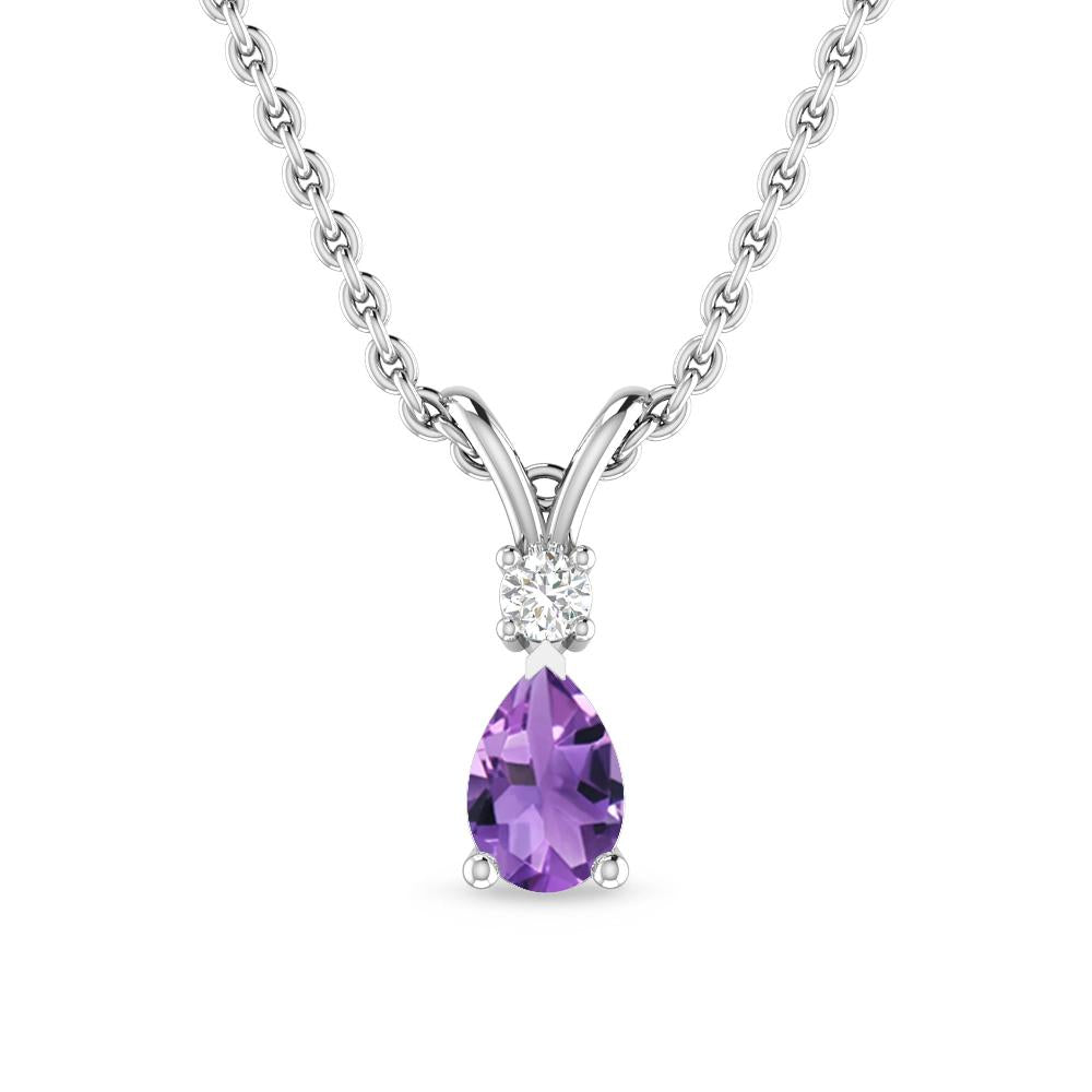 White Gold - Amethyst