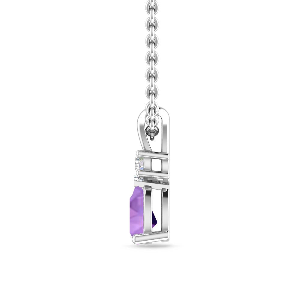 White Gold - Amethyst