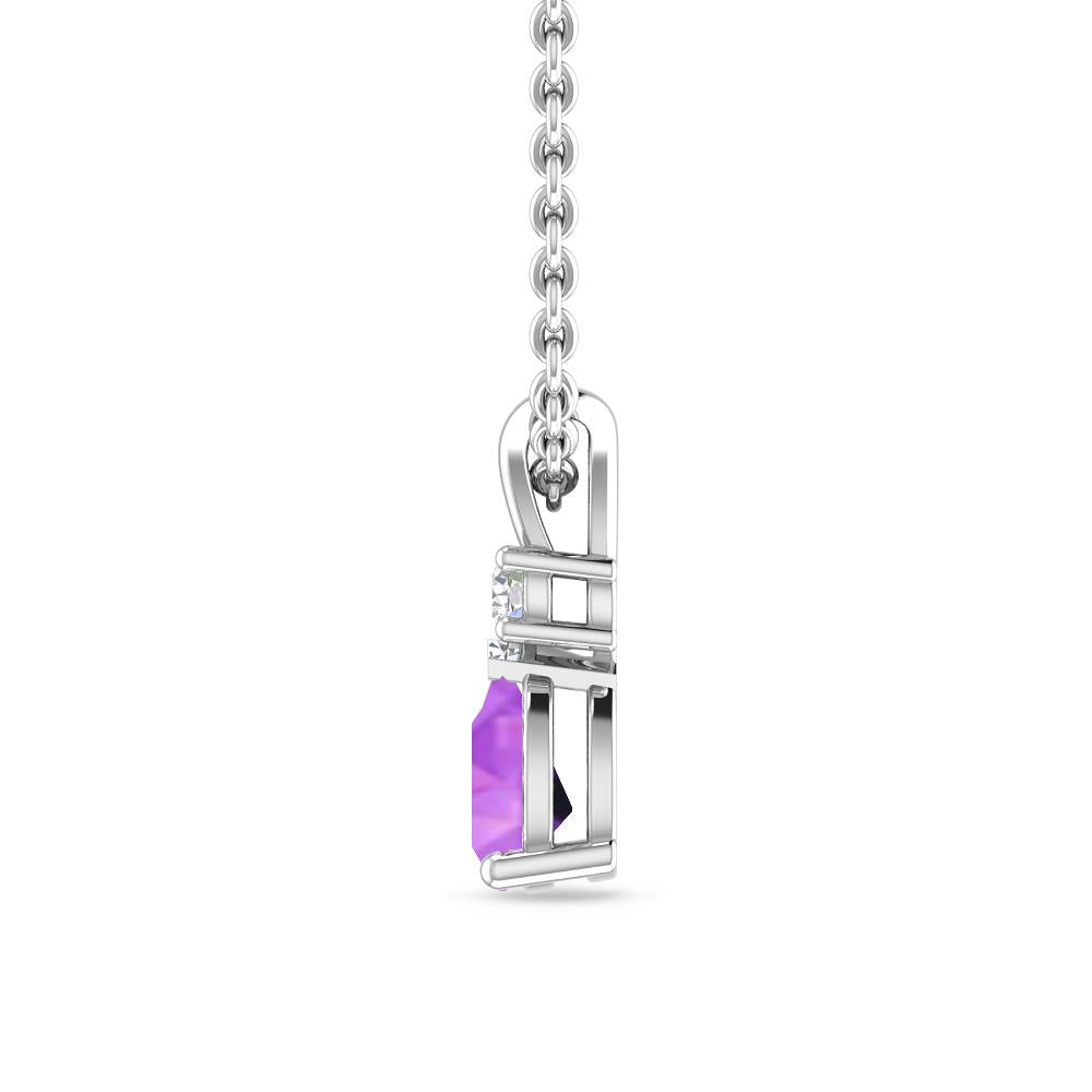 White Gold - Amethyst