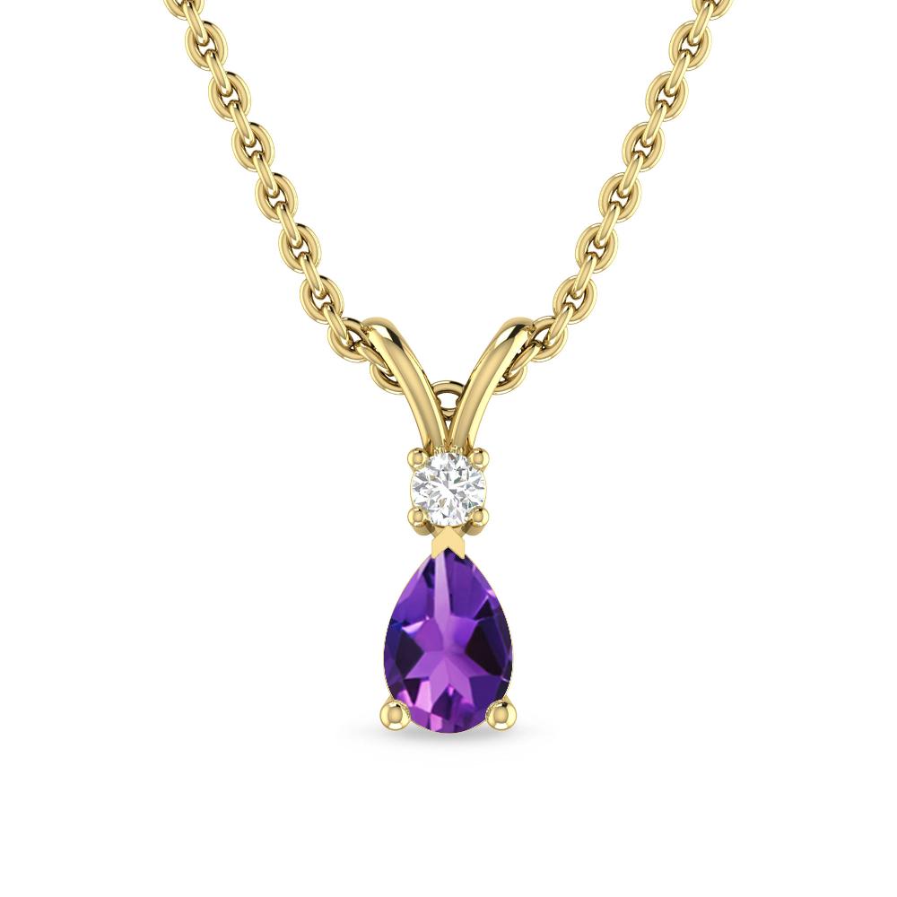 Yellow Gold - Amethyst