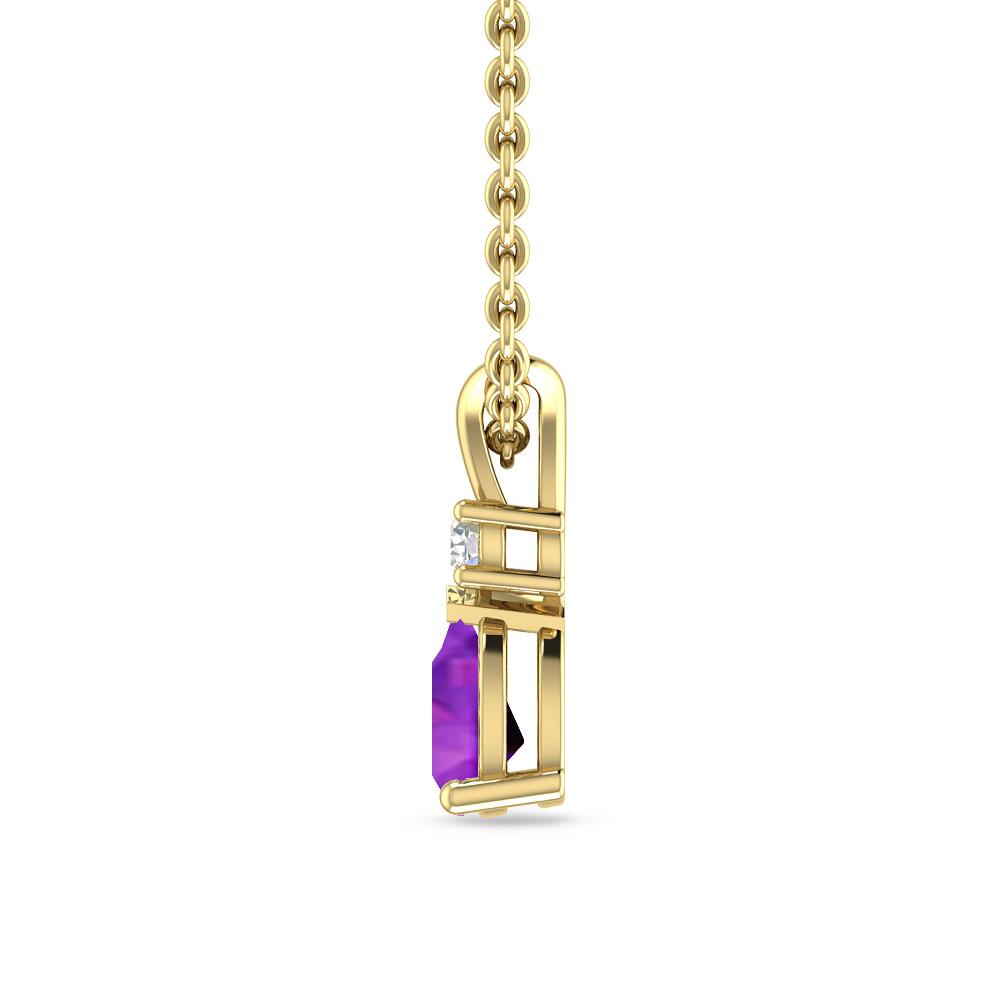 Yellow Gold - Amethyst