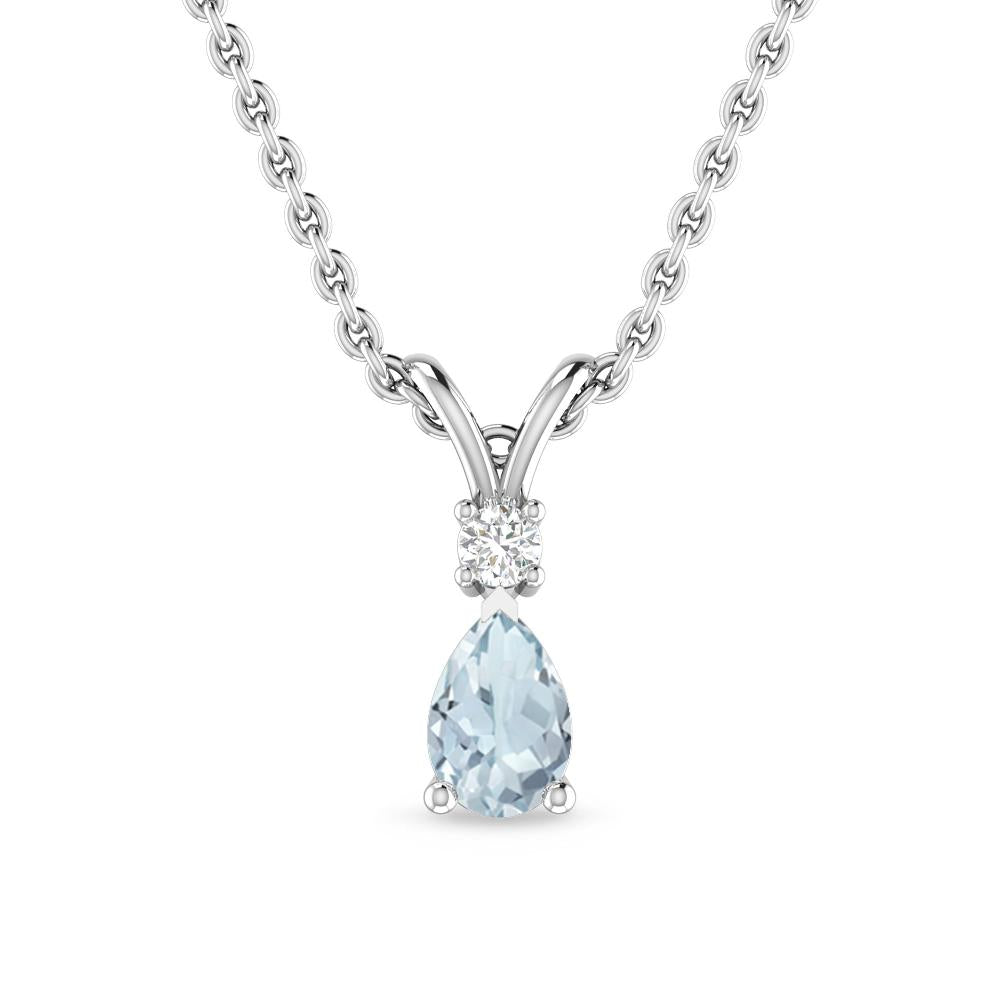 White Gold - Aquamarine